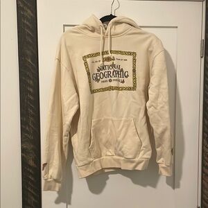 National Geographic Beige Hoodie